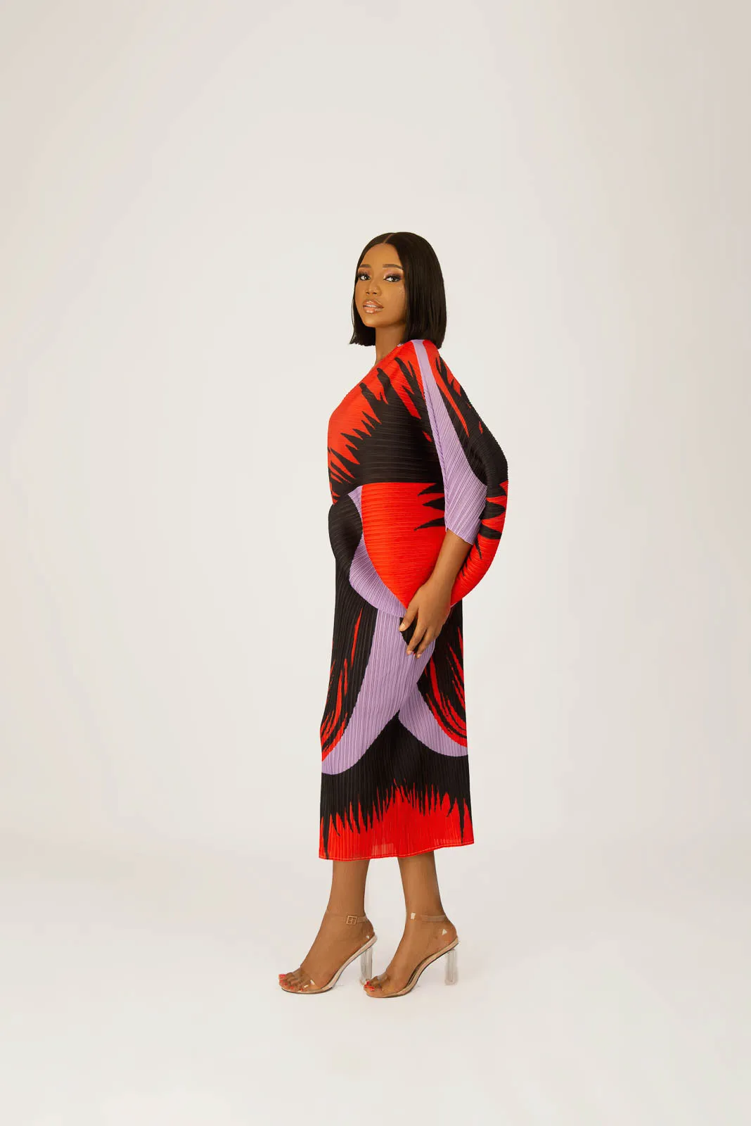 CASSY ZUKI DRESS - LILAC