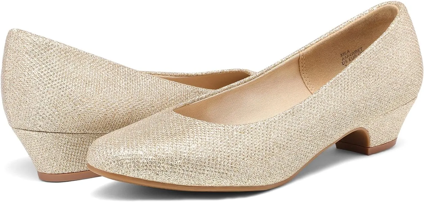 DREAM PAIRS Women's Closed Toe Dress Pumps Shoes