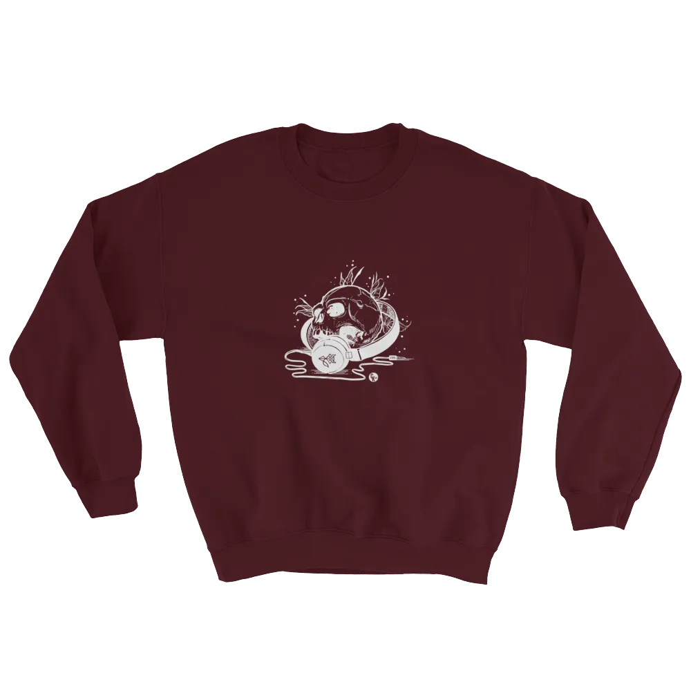 Headphone Skull Sweatshirt