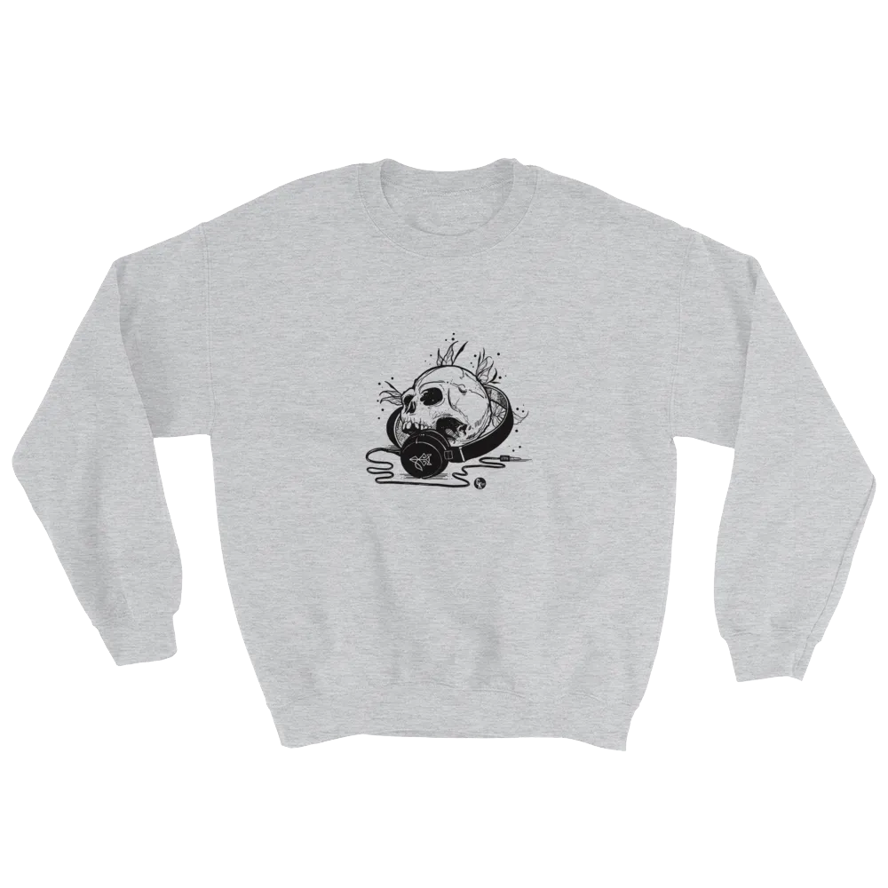 Headphone Skull Sweatshirt