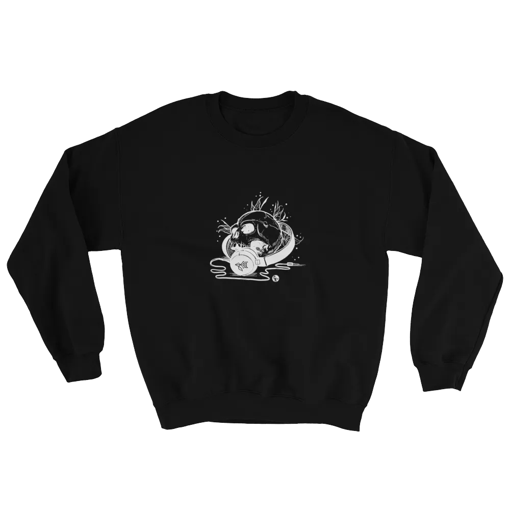 Headphone Skull Sweatshirt