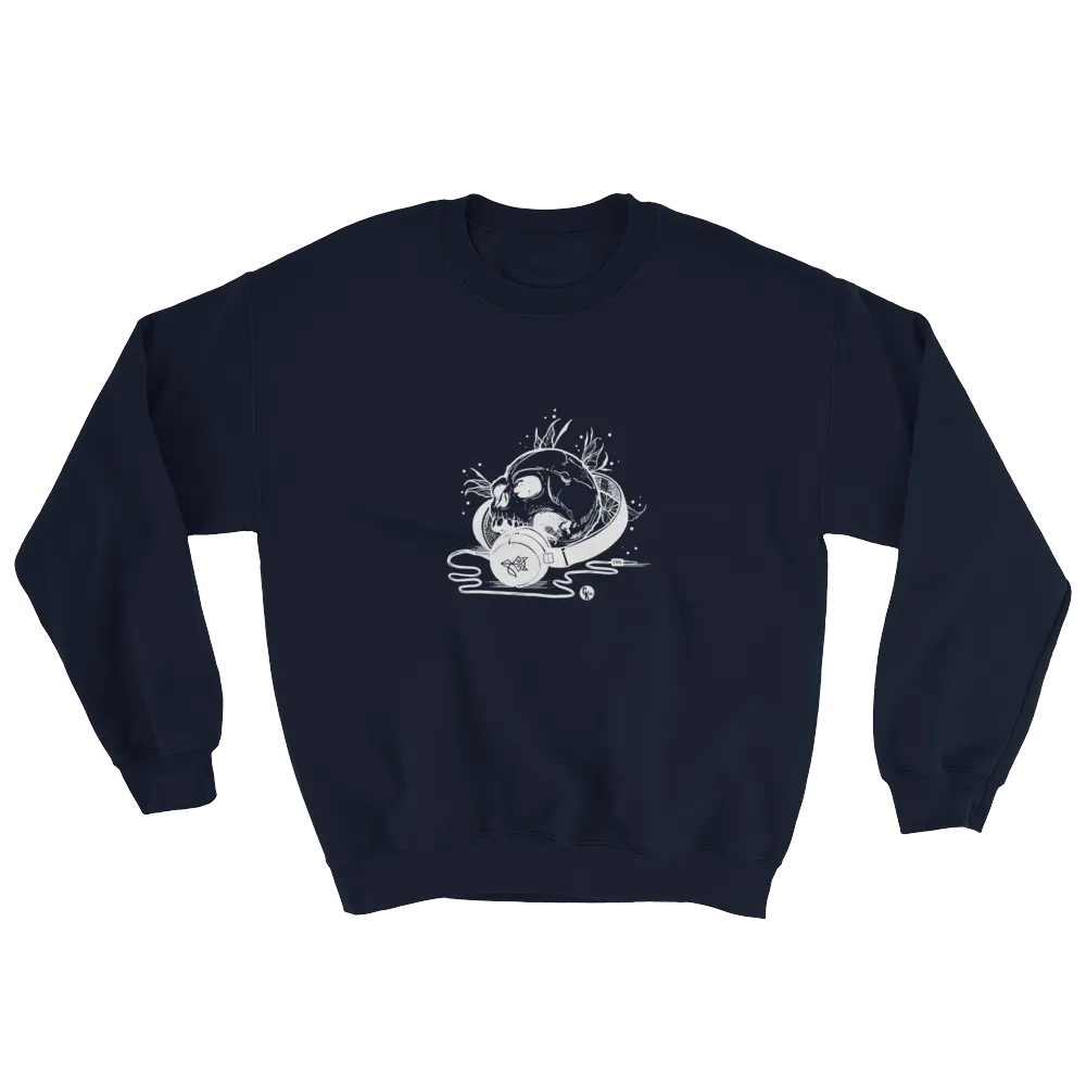Headphone Skull Sweatshirt