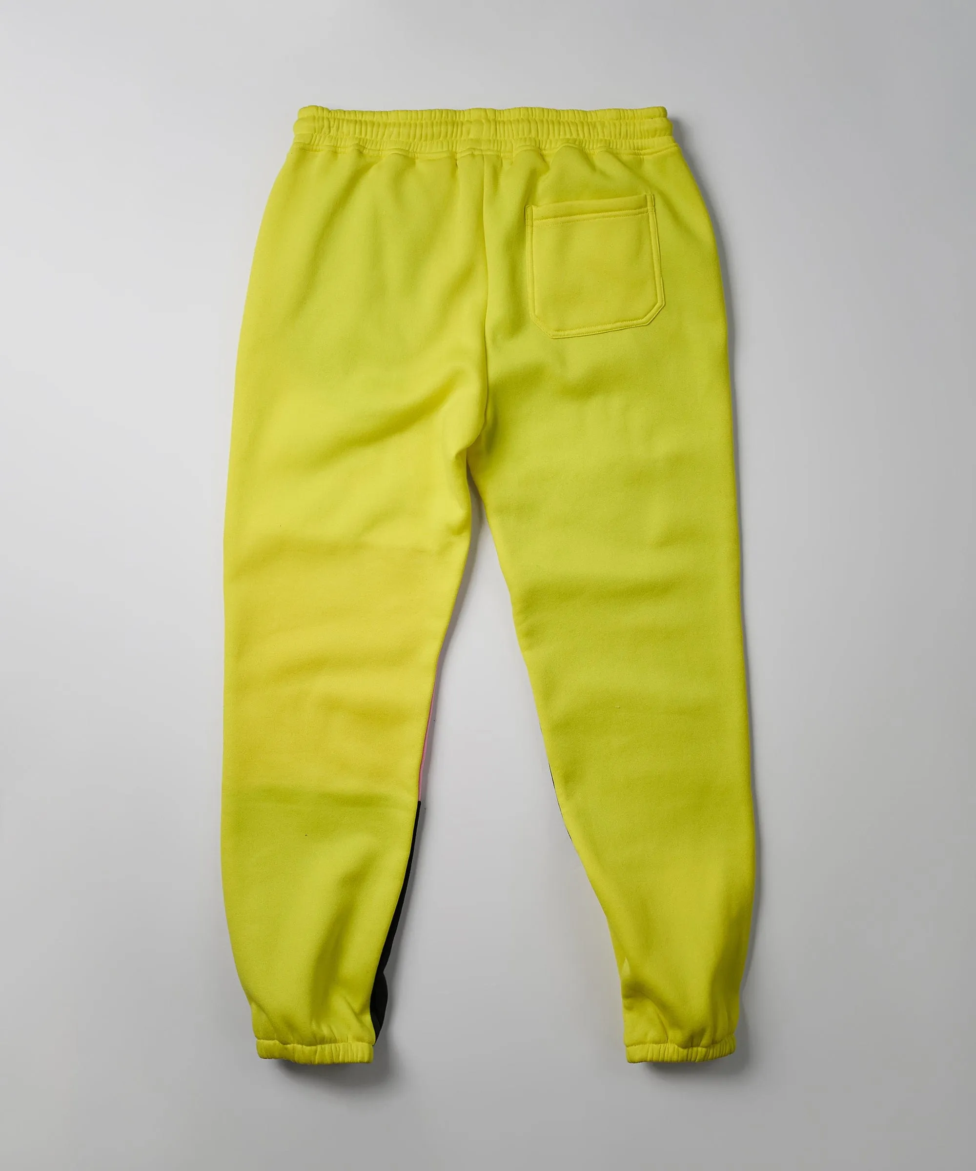 Hustler Emblem Color Block Logo Jogger