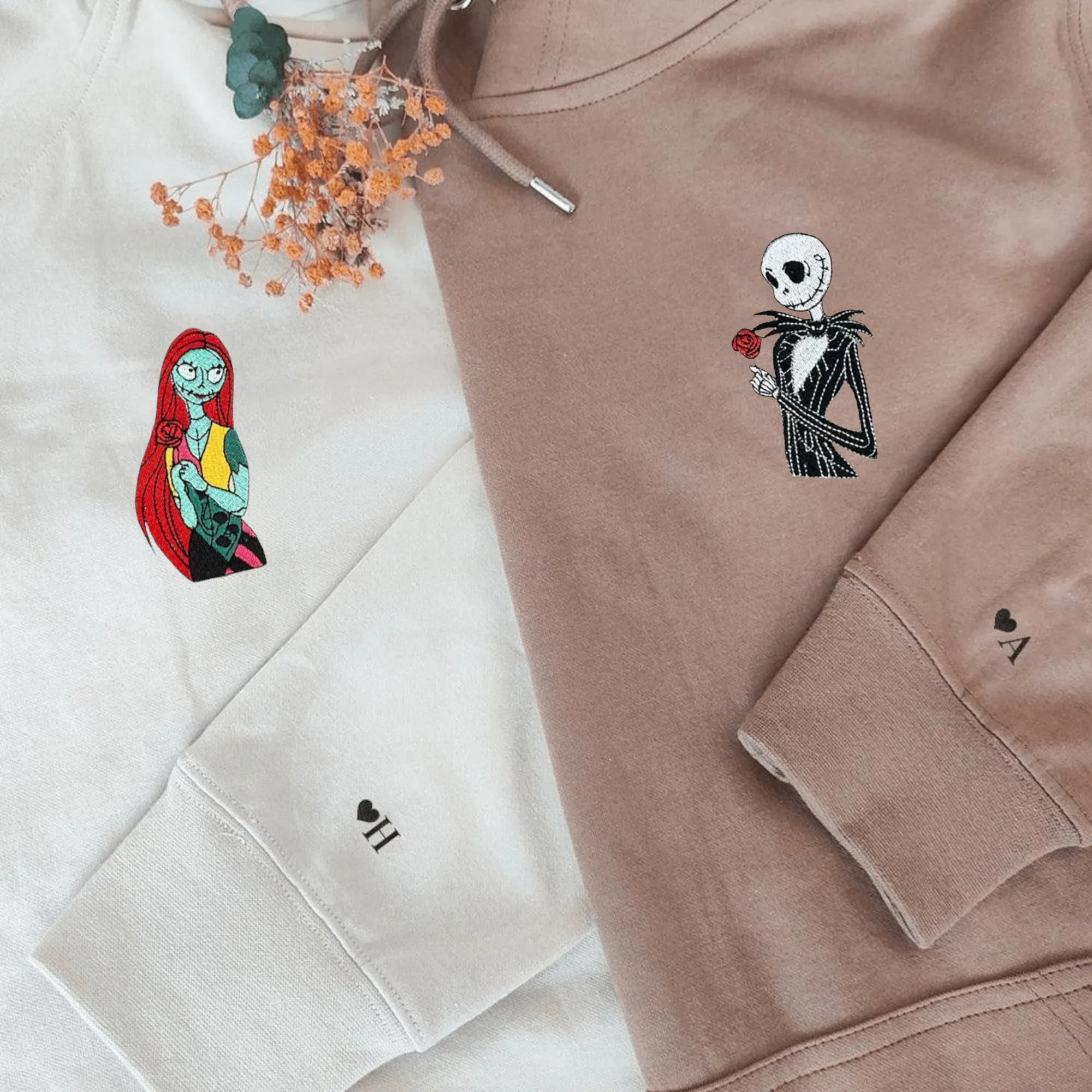 Jack X Sally Couple Hoodies – Custom Matching Partner Hoodies for Special Occasions
