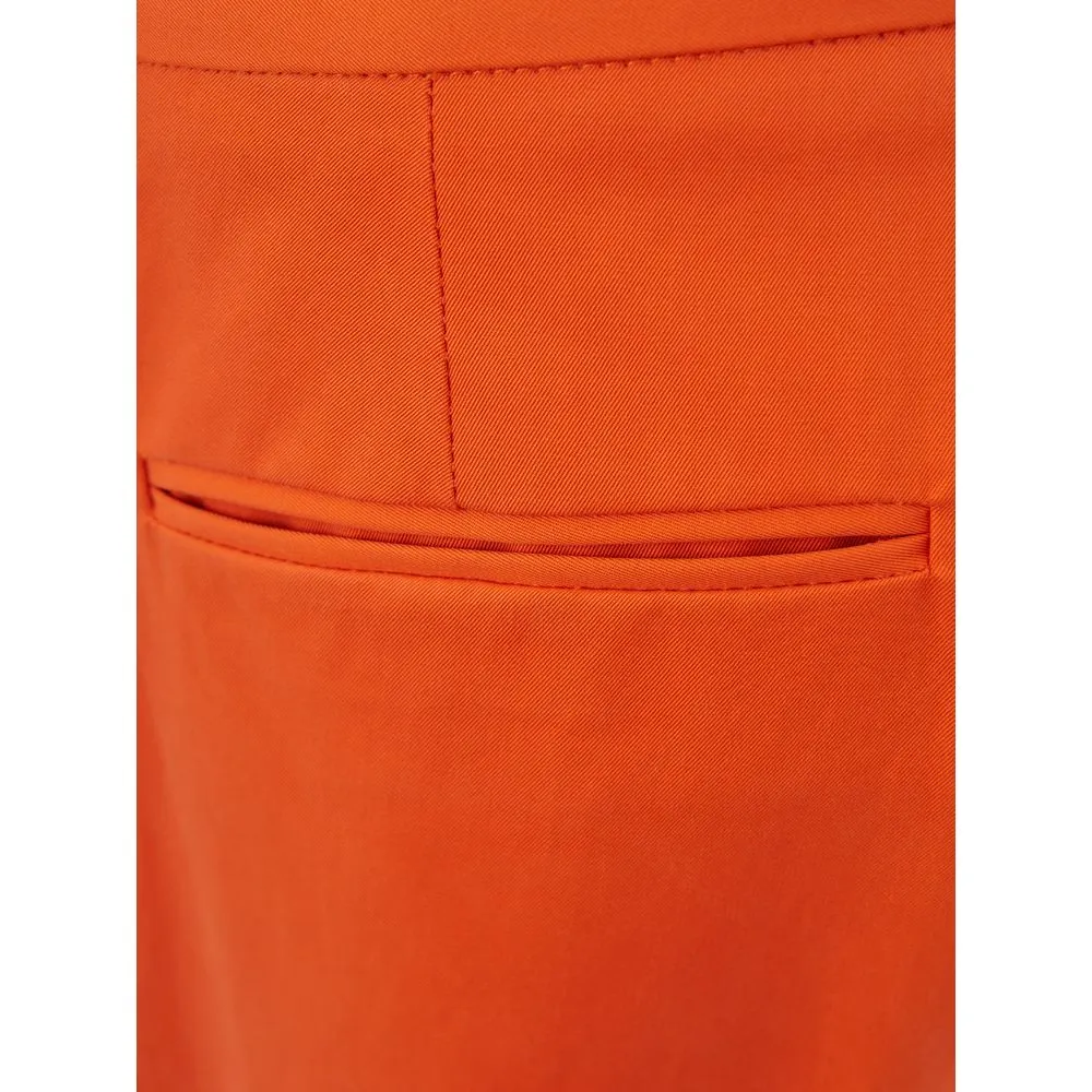 Lardini Elegant Cotton Orange Pants