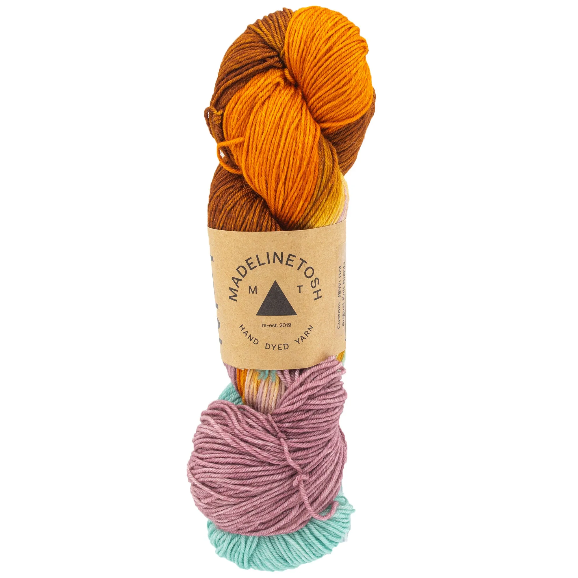 Madelinetosh Woolcycle Sport Yarn - Custom: JBW: Hot August Knit Nights