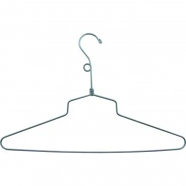 METAL HANGER WITH LOOP 16" PACK 100