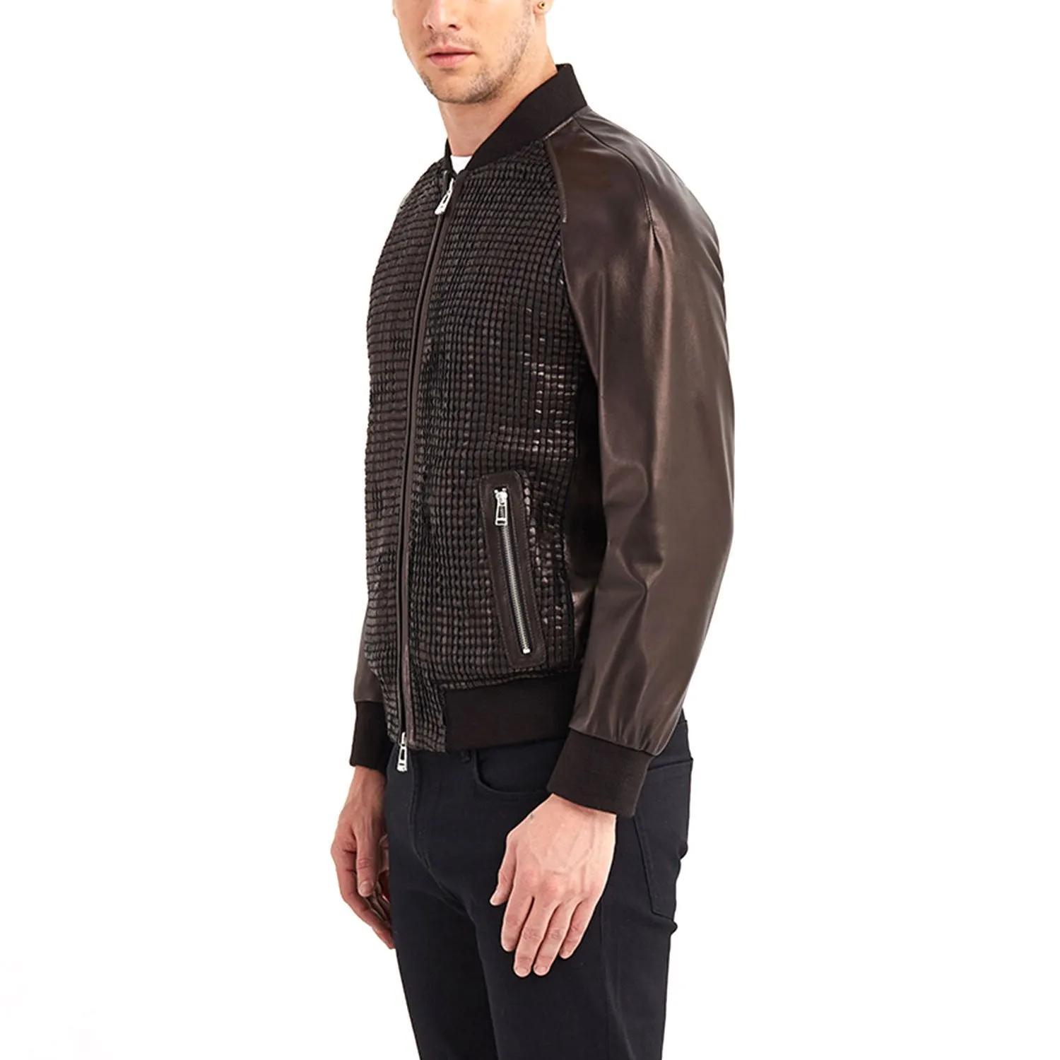 Newline Fashion Lewis Blouson Leather Jacket