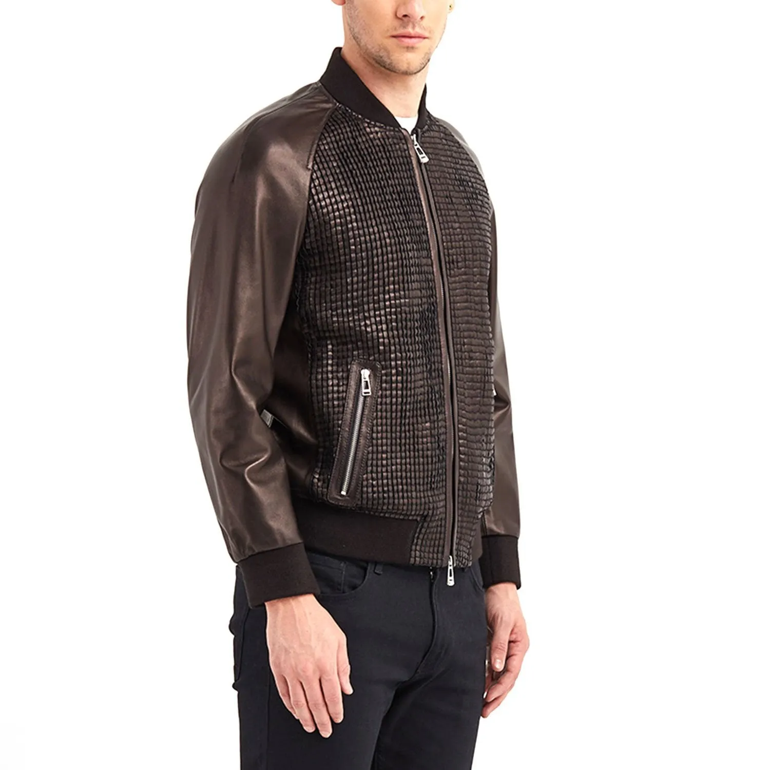 Newline Fashion Lewis Blouson Leather Jacket