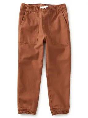 Russet Twill Joggers