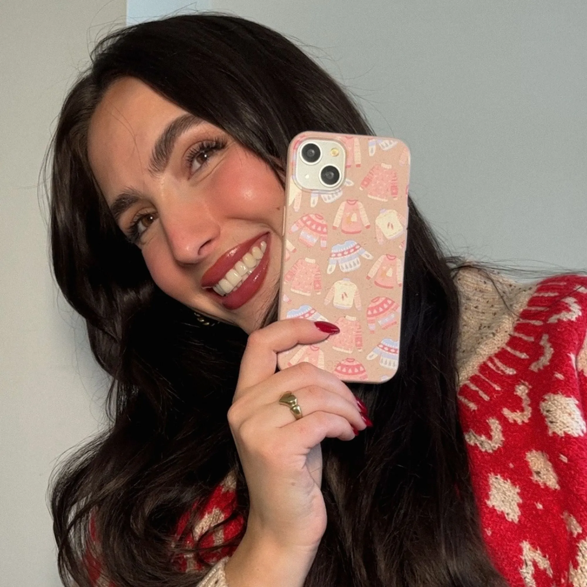 Seashell Sweater Weather iPhone 15 Plus Case