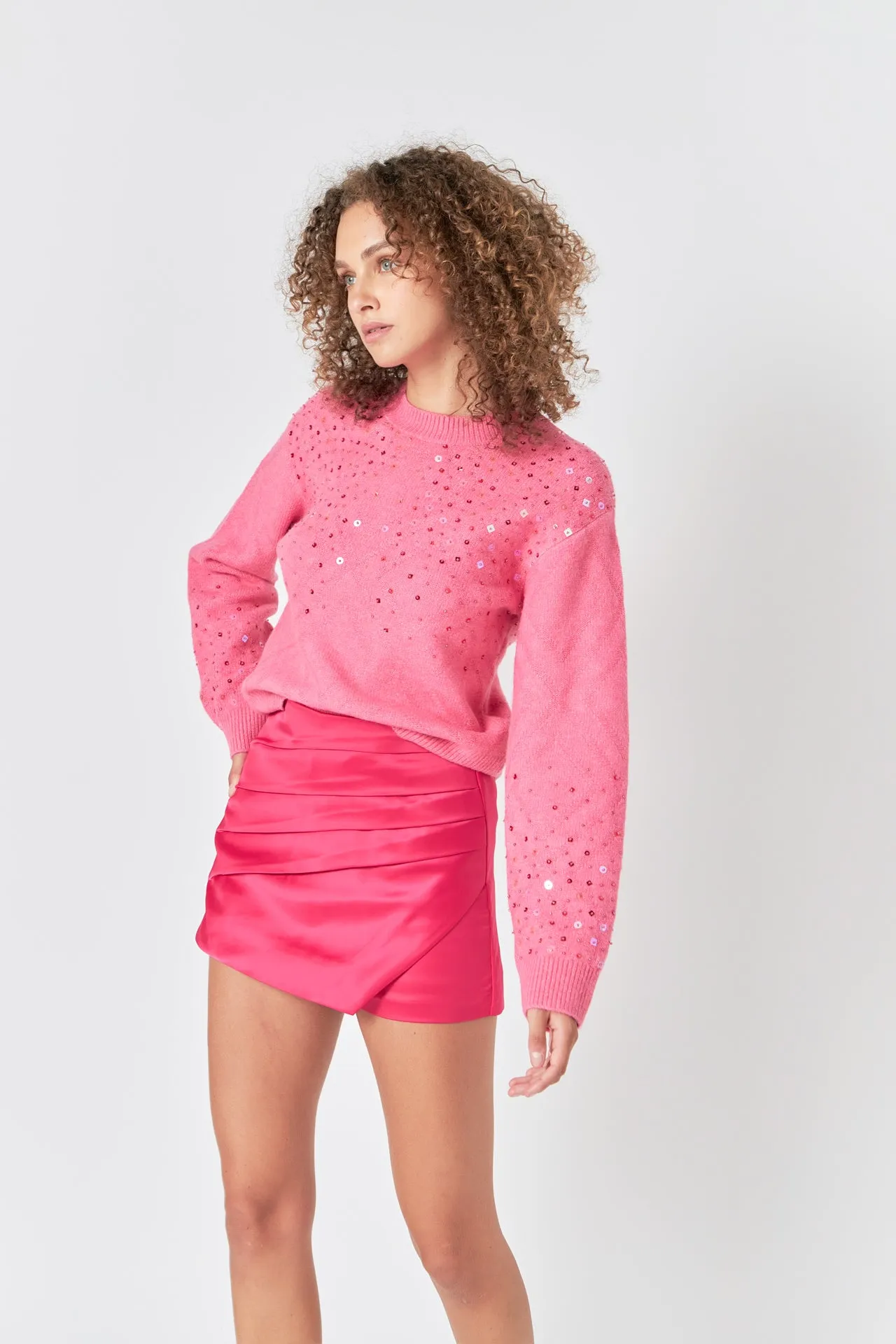 Sequins Knit Sweater