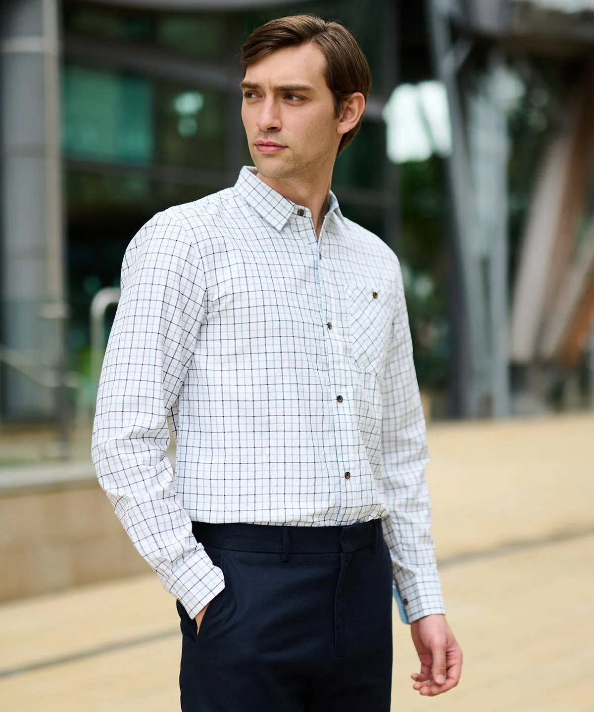 Tattersall check shirt | Green