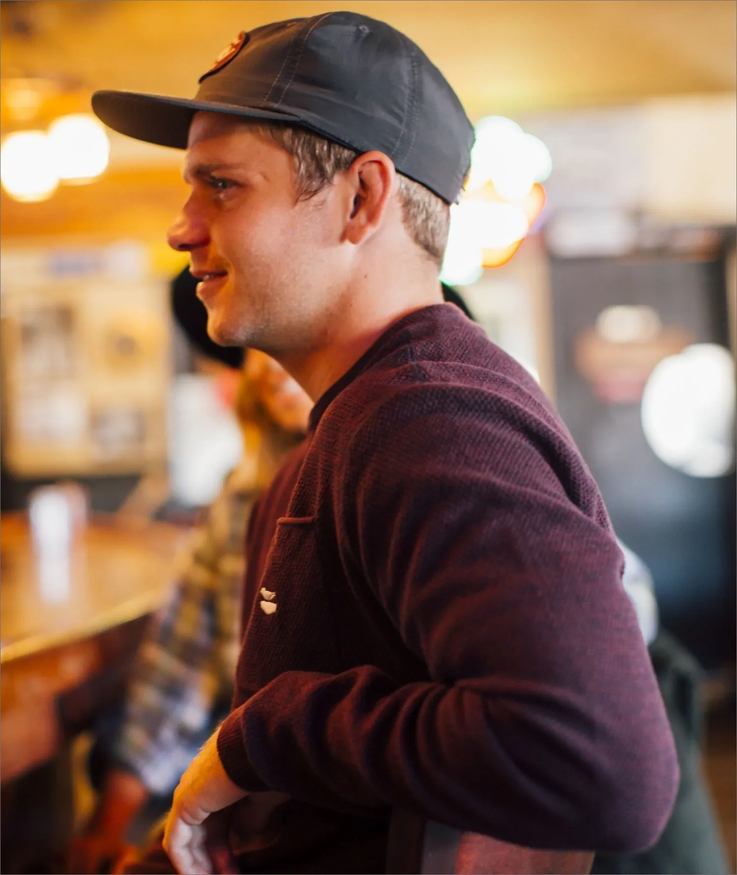 The Brine Sweater - Burgundy