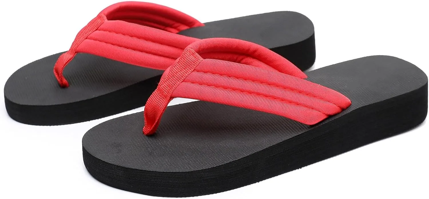 Women Shoes Flat Flip Flops Fashionable Soft Sole Outdoor Beach Flip Flops Womens Winter Slippers at Home