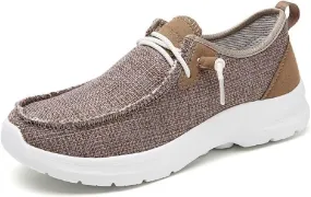 Women's Loafers Shoes Comfortable Round Toe Slip On Fashion Sneakers Breathable Lightweight Denim Walking Shoes Casual Driving Shoes for Women