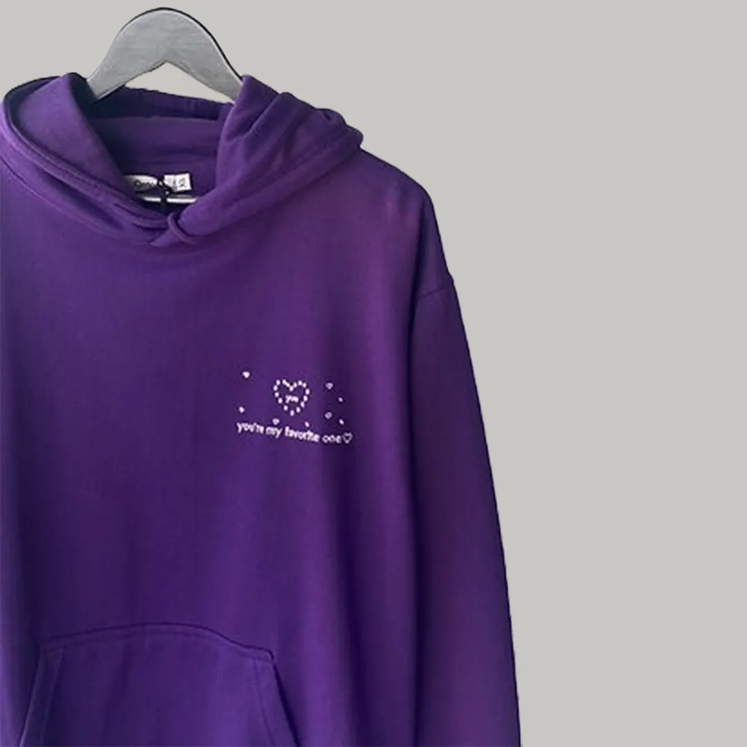 You’re My Favorite One Embroidered Hoodie